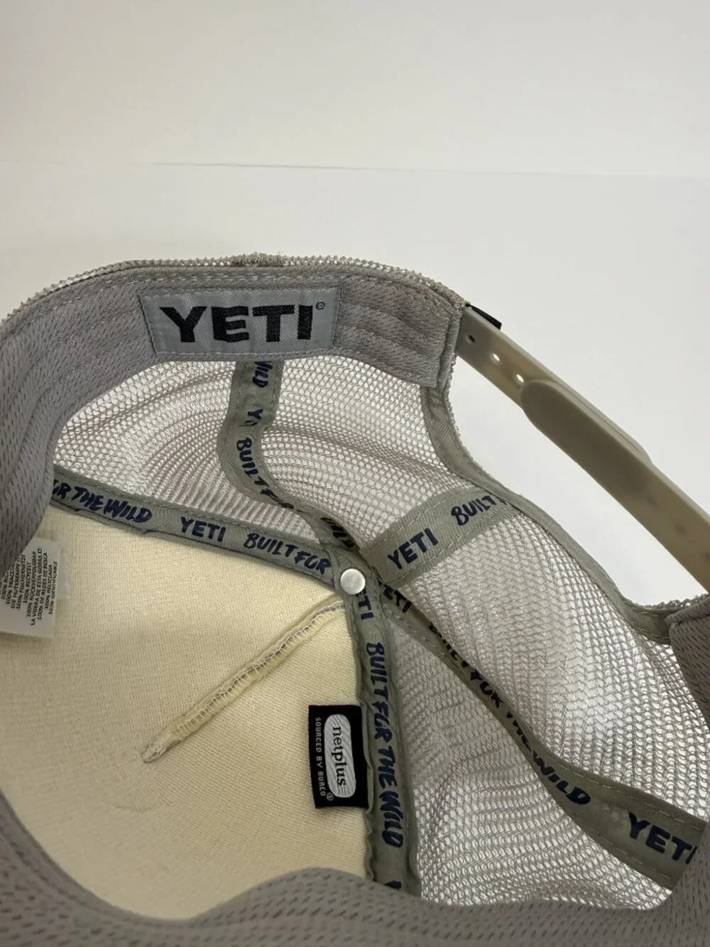 Yeti Kids Pup in a Truck Trucker Hat Cap Gray Adjustable Snapback Extremely RARE